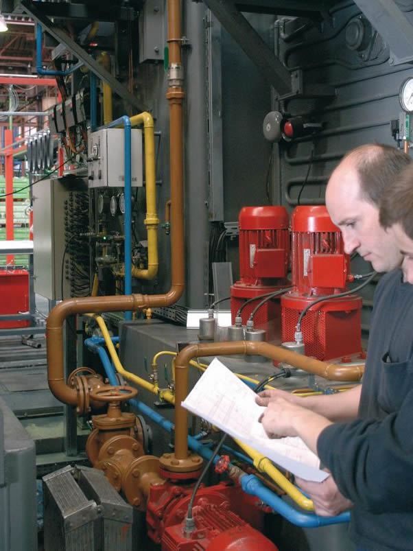 Servicio de mantenimiento de instalaciones térmicas y hornos industriales de vacío